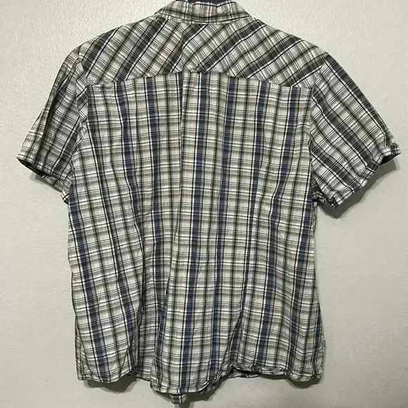 Bit & Briddle Button Down Shirt Casual 3x Plaid - Picture 3 of 3
